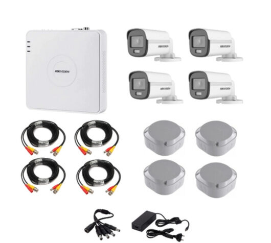 Hilook 4 channel ColorVu CCTV kit