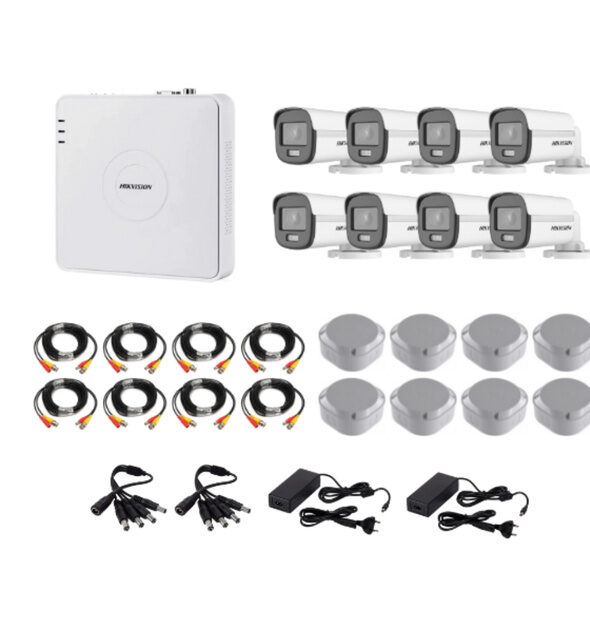 Hilook 8 channel ColorVu CCTV kit