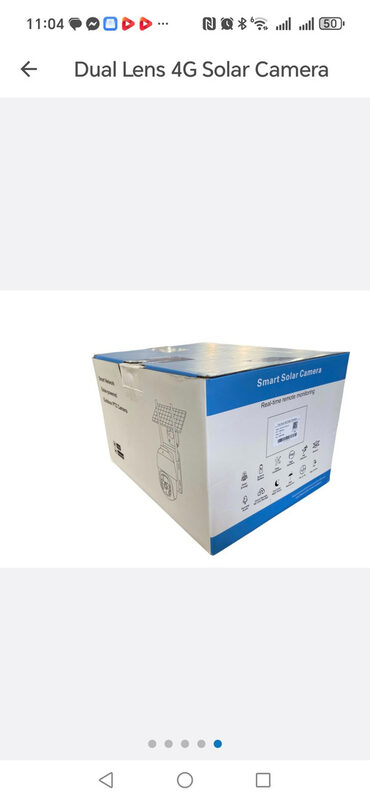 Dual lens 4G solar camera